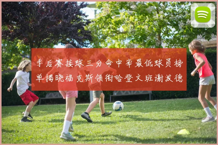 季后赛接球三分命中率最低球员榜单揭晓福克斯领衔哈登文班谢泼德紧随其后